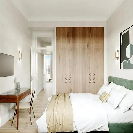Belem Holiday 2 Quartos, Salon, 2 Banho, Wifi Appartement *
